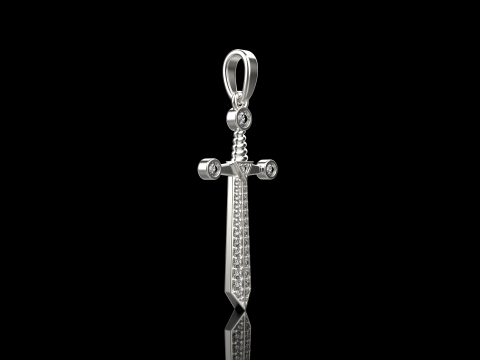 Подвеска-меч модель 639 3D Принт Модель