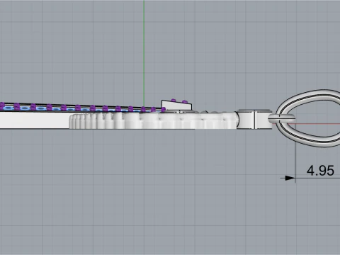 Archangel Michael sword model 638 3D Print Model