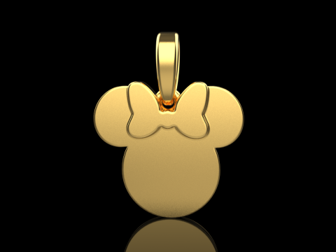미니 마우스 펜던트 모델 637 3D 프린트 모델
