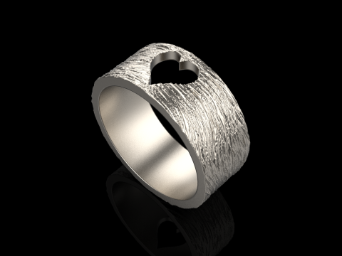 Model cincin jantung tekstur 636 Model Cetak 3D