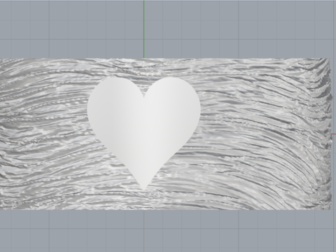 Model cincin jantung tekstur 636 Model Cetak 3D
