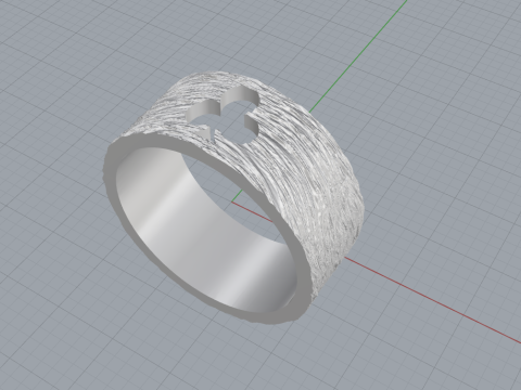 Bague Clubs de Cartes mod&egrave;le 635 Modèles 3D en vedette