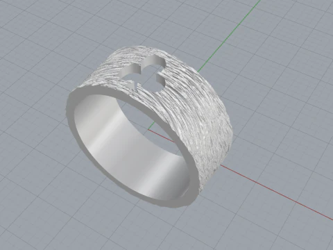 Card Clubs ring model 635 3D Print Model