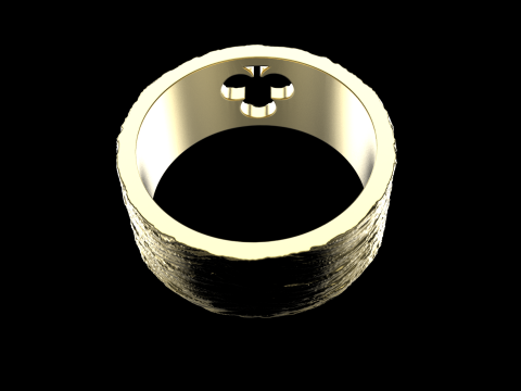 Bague Clubs de Cartes mod&egrave;le 635 Modèles 3D en vedette