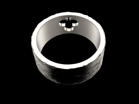 Bague Clubs de Cartes mod&egrave;le 635 Modèles 3D en vedette