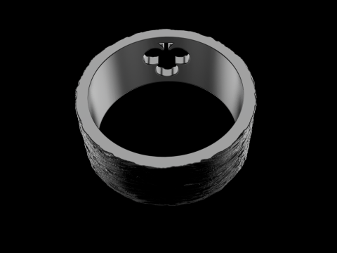 Bague Clubs de Cartes mod&egrave;le 635 Modèles 3D en vedette