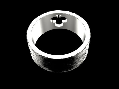 Bague Clubs de Cartes mod&egrave;le 635 Modèles 3D en vedette