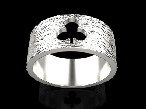 Card Clubs ring model 635 3D Print Model