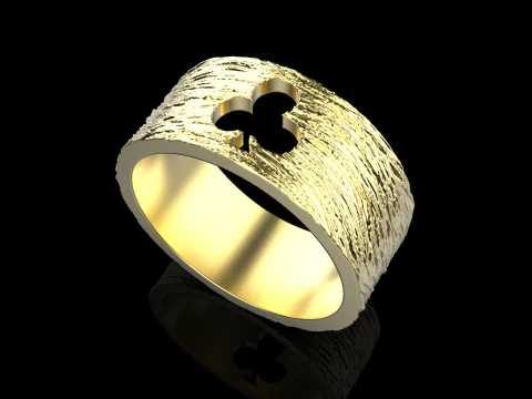 Card Clubs ring model 635 3D Print Model