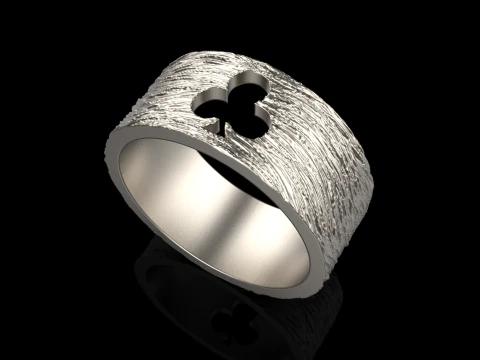 Card Clubs ring model 635 3D Print Model