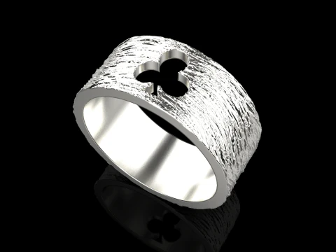 Card Clubs ring model 635 3D Print Model