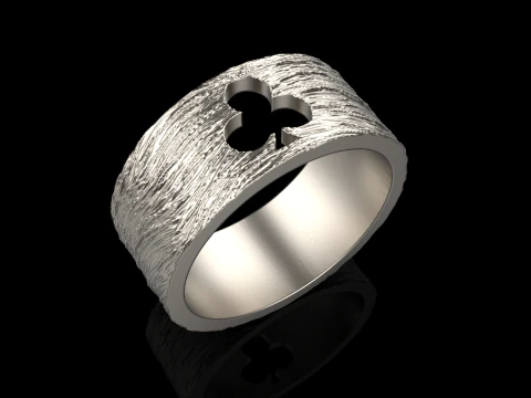 Card Clubs ring model 635 3D Print Model