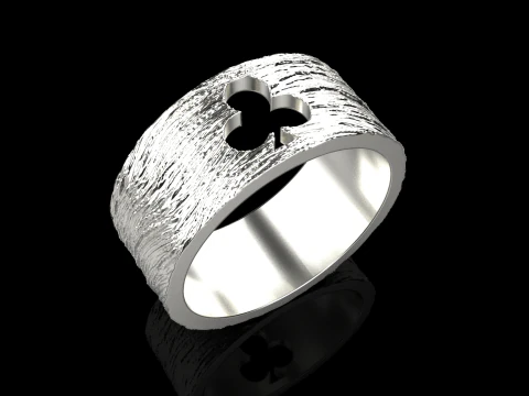 Card Clubs ring model 635 3D Print Model