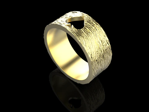 Card spades ring model 634 3D Print Model