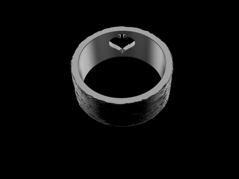 Card spades ring model 634 3D Print Model