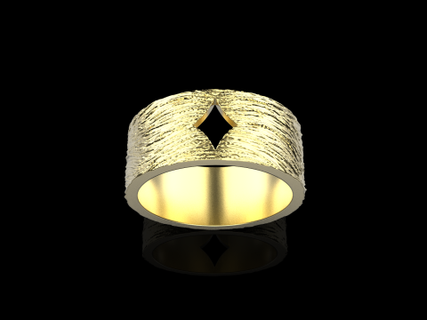 Karciany pierścionek z brylantami model 633 Model do druku 3D