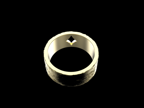 Karciany pierścionek z brylantami model 633 Model do druku 3D