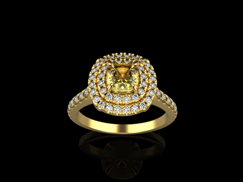 婚約指輪 モデル632 3Dプリントモデル