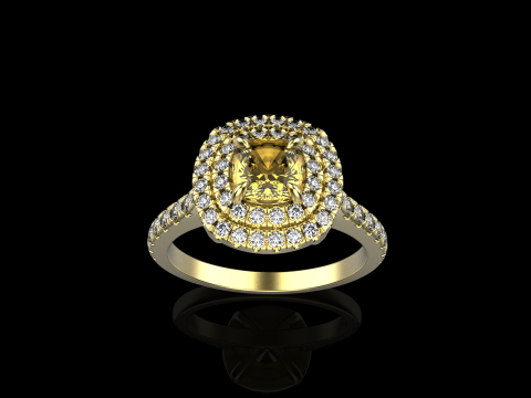 婚約指輪 モデル632 3Dプリントモデル