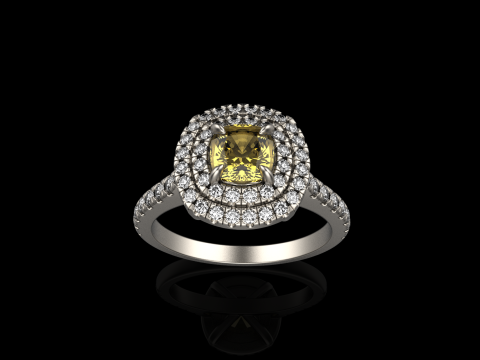 婚約指輪 モデル632 3Dプリントモデル