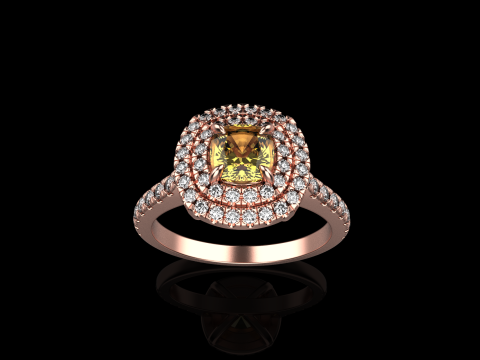 婚約指輪 モデル632 3Dプリントモデル