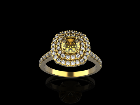 婚約指輪 モデル632 3Dプリントモデル