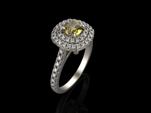 婚約指輪 モデル632 3Dプリントモデル