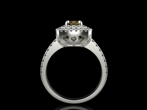 Engagement ring model 631 3D Print Model