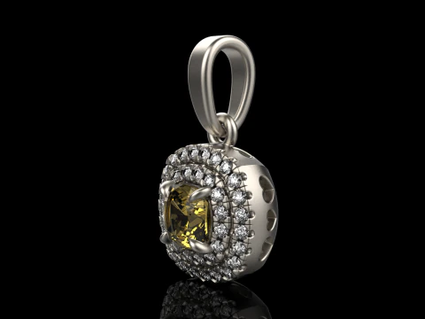 Cushion pendant model 629 3D Print Model