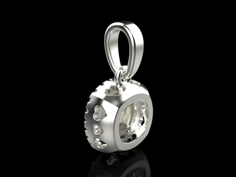 Cushion pendant model 629 3D Print Model