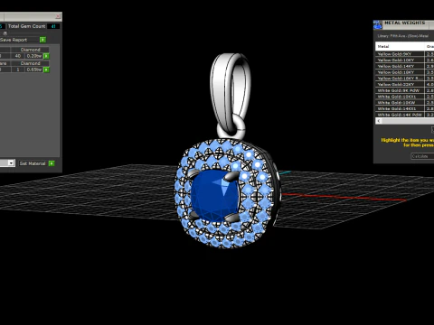 Cushion pendant model 629 3D Print Model