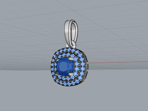 Cushion pendant model 629 3D Print Model