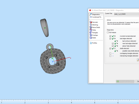Kussenhanger model 629 3D printmodel