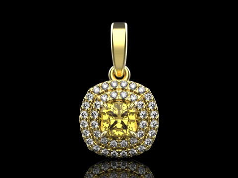 Cushion pendant model 629 3D Print Model