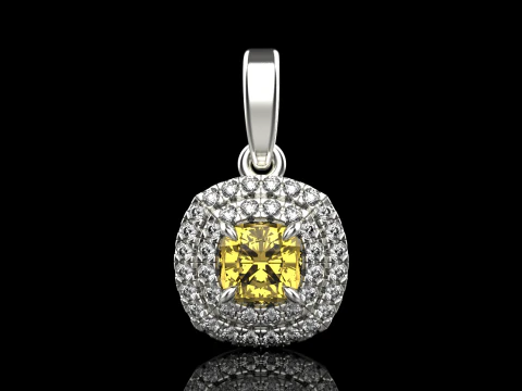 Cushion pendant model 629 3D Print Model