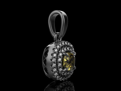 Cushion pendant model 629 3D Print Model