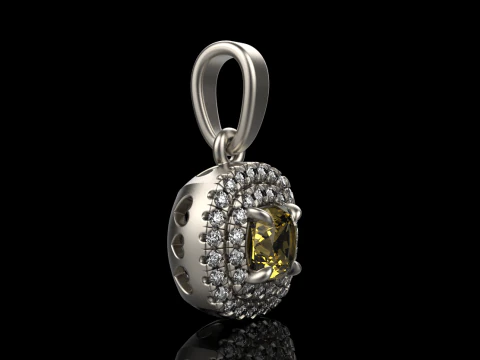 Cushion pendant model 629 3D Print Model