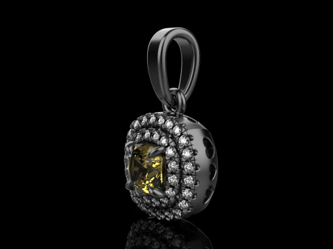 Cushion pendant model 629 3D Print Model