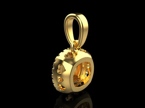 Cushion pendant model 629 3D Print Model