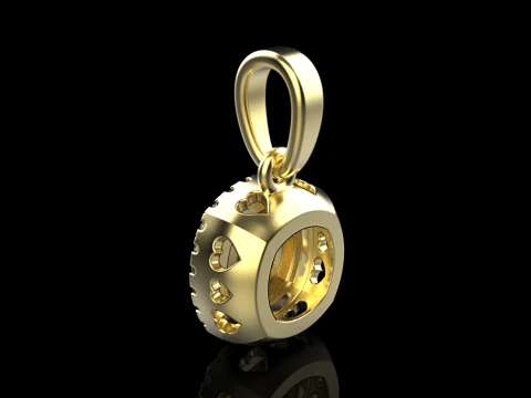 Cushion pendant model 629 3D Print Model
