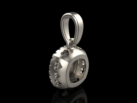 Cushion pendant model 629 3D Print Model