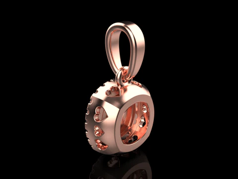 Cushion pendant model 629 3D Print Model
