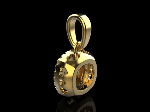 Cushion pendant model 629 3D Print Model