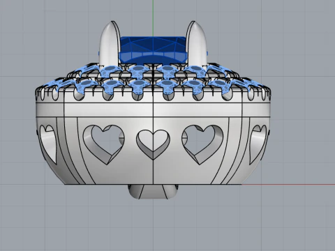 Cushion pendant model 629 3D Print Model