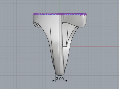 Double marquise form ring model 628 3D Print Model