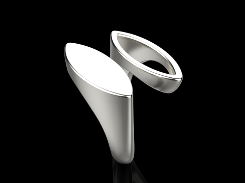 Dubbele marquise vormring model 627 3D printmodel