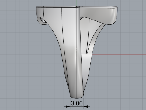Dubbele marquise vormring model 627 3D printmodel
