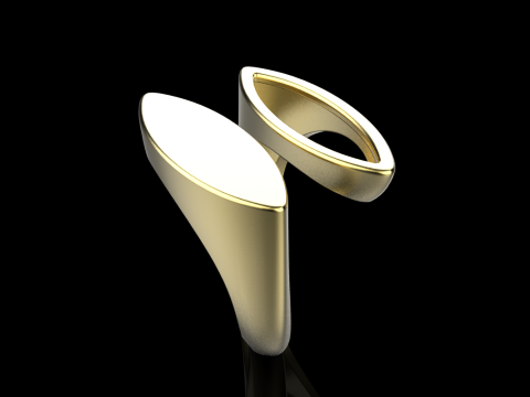 Dubbele marquise vormring model 627 3D printmodel