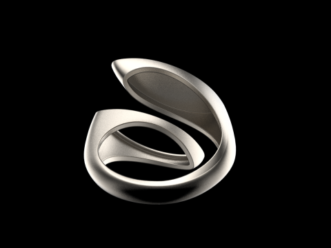 Dubbele marquise vormring model 627 3D printmodel