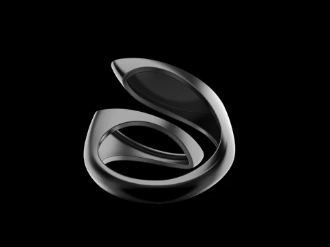 Double marquise form ring model 627 3D Print Model
